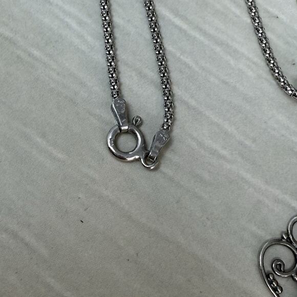 NF Carved Goddess Face Amethyst 14K Gold and 925 Sterling Silver Necklace - Picture 11 of 11